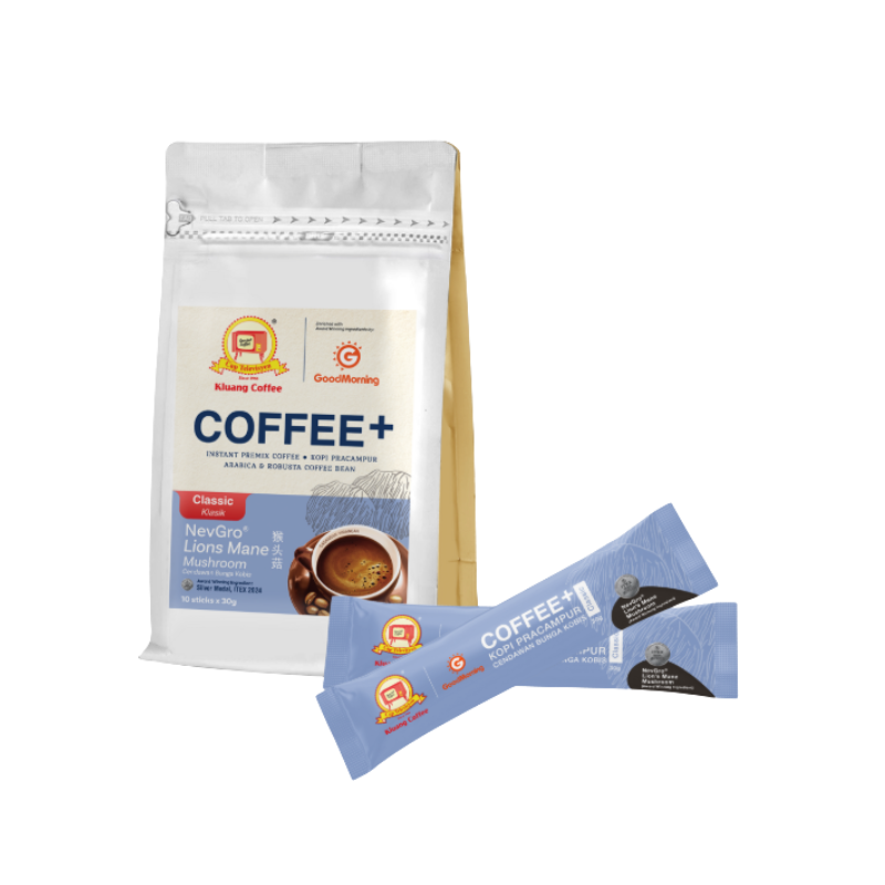 3-IN-1 INSTANT PREMIX COFFEE WITH LION'S MANE MUSHROOM 10X30G