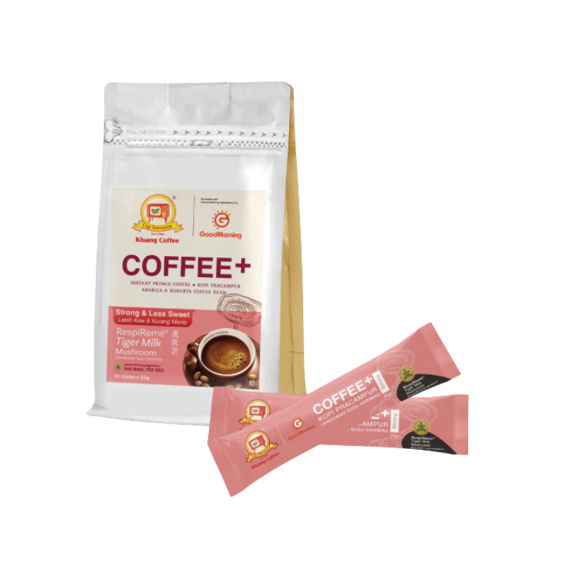 3-IN-1 INSTANT PREMIX COFFEE WITH TIGER MILK MUSHROOM 10X30G