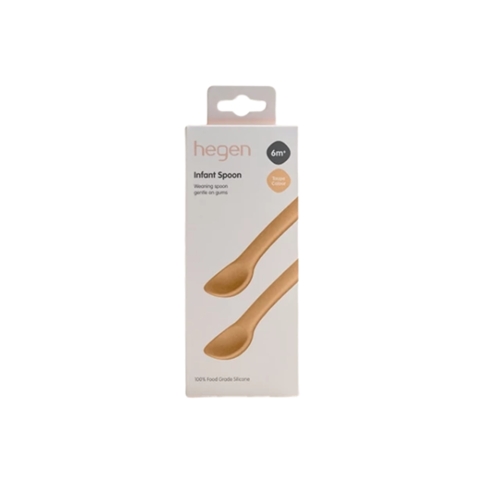 HEGEN INFANT SPOON SILICONE TAUPE