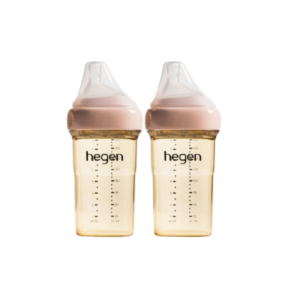 HEGEN PCTO FEEDING BOTTLE PPSU PINK 240ML 2S