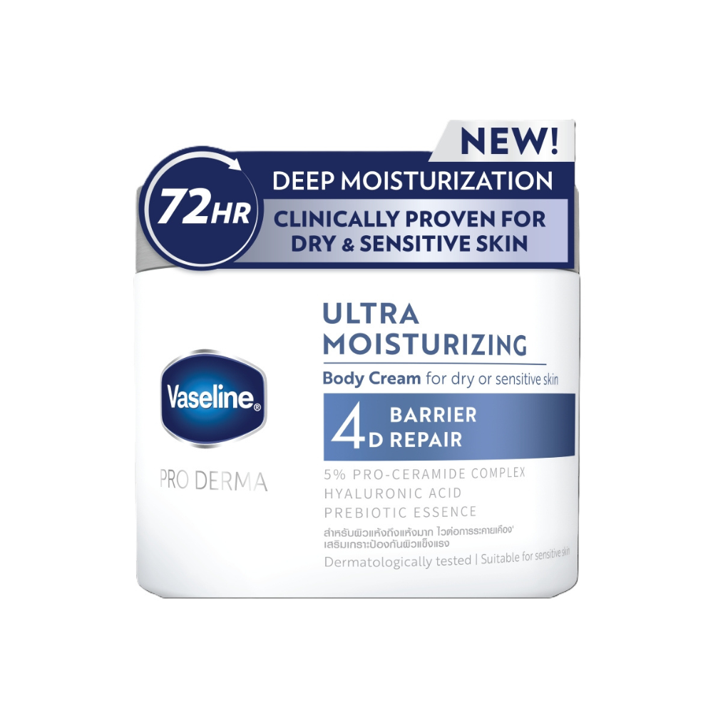 VASELINE PRO DERMA 4 ULTRA MOISTURIZING CREAM 360G