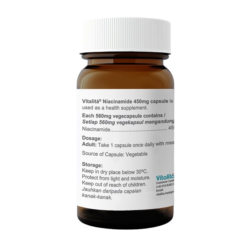 VITALITA NIACINAMIDE 450G 30S