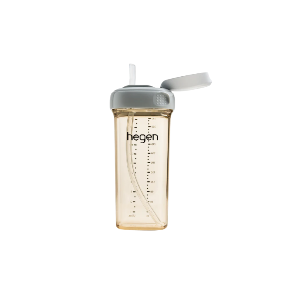 HEGEN PCTO STRAW CUP PPSU V3 330ML/11OZ GREY