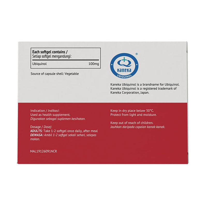 QVR COQ10 UBIQUINOL 100MG 30S