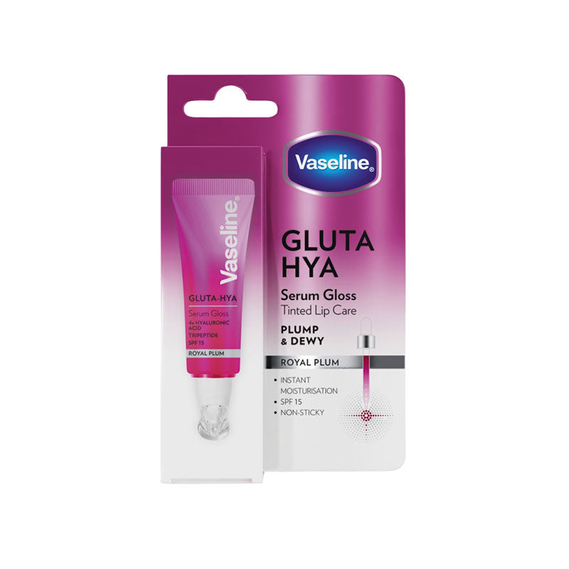 VASELINE LIP GLUTA HYA SERUM GLOSS ROYAL PLUM 10ML