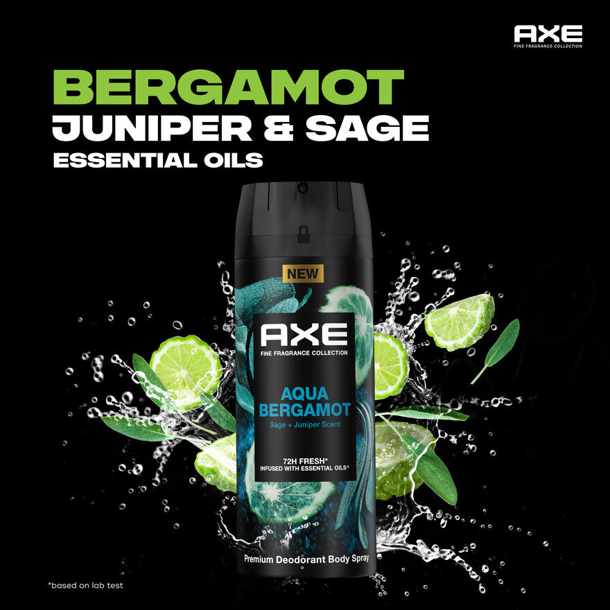 AXE DEO SPRAY AQUA BERGAMOT 135ML