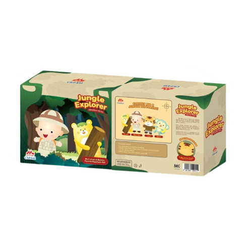 MORINAGA PLUSHIE KEYCHAIN MORI-CHAN AND BENNIE SET - GWP