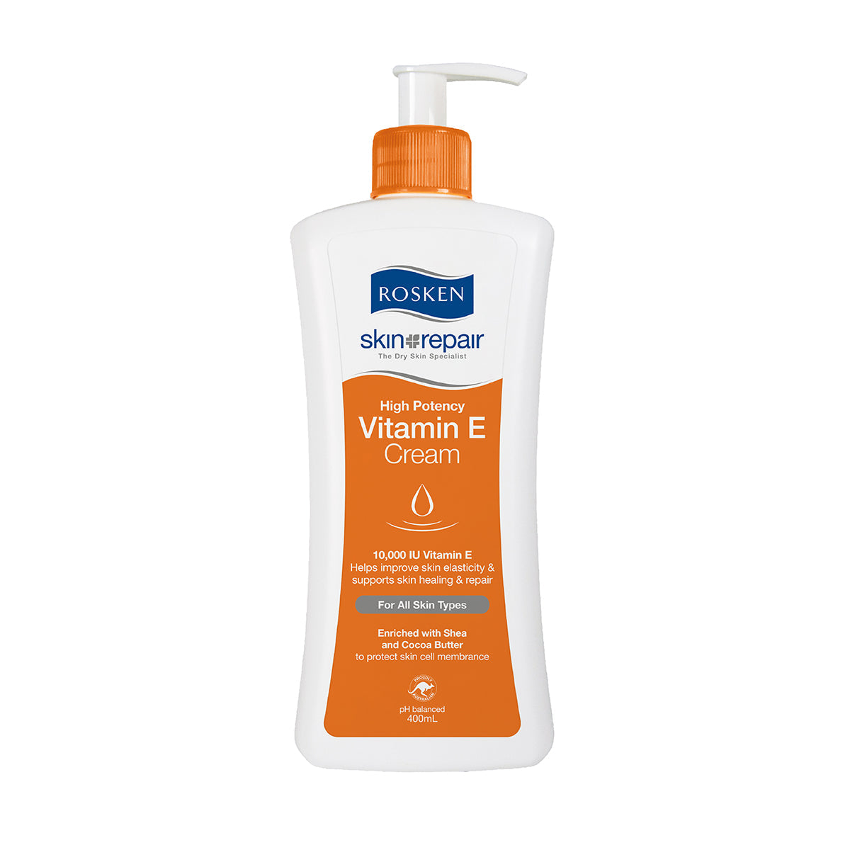 ROSKEN HIGH POTENCY VITAMIN E CREAM 400ML