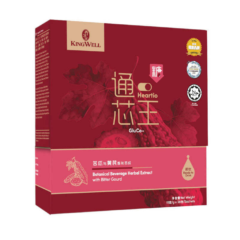 KINGWELL HEARTIO GLUCO 15G 28S