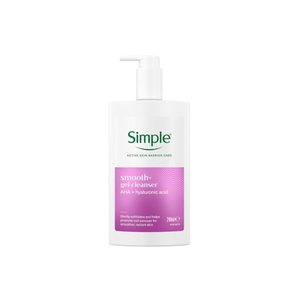 SIMPLE ACTIVE SKIN BARRIER CARE SMOOTH+ GEL CLEANSER 240ML