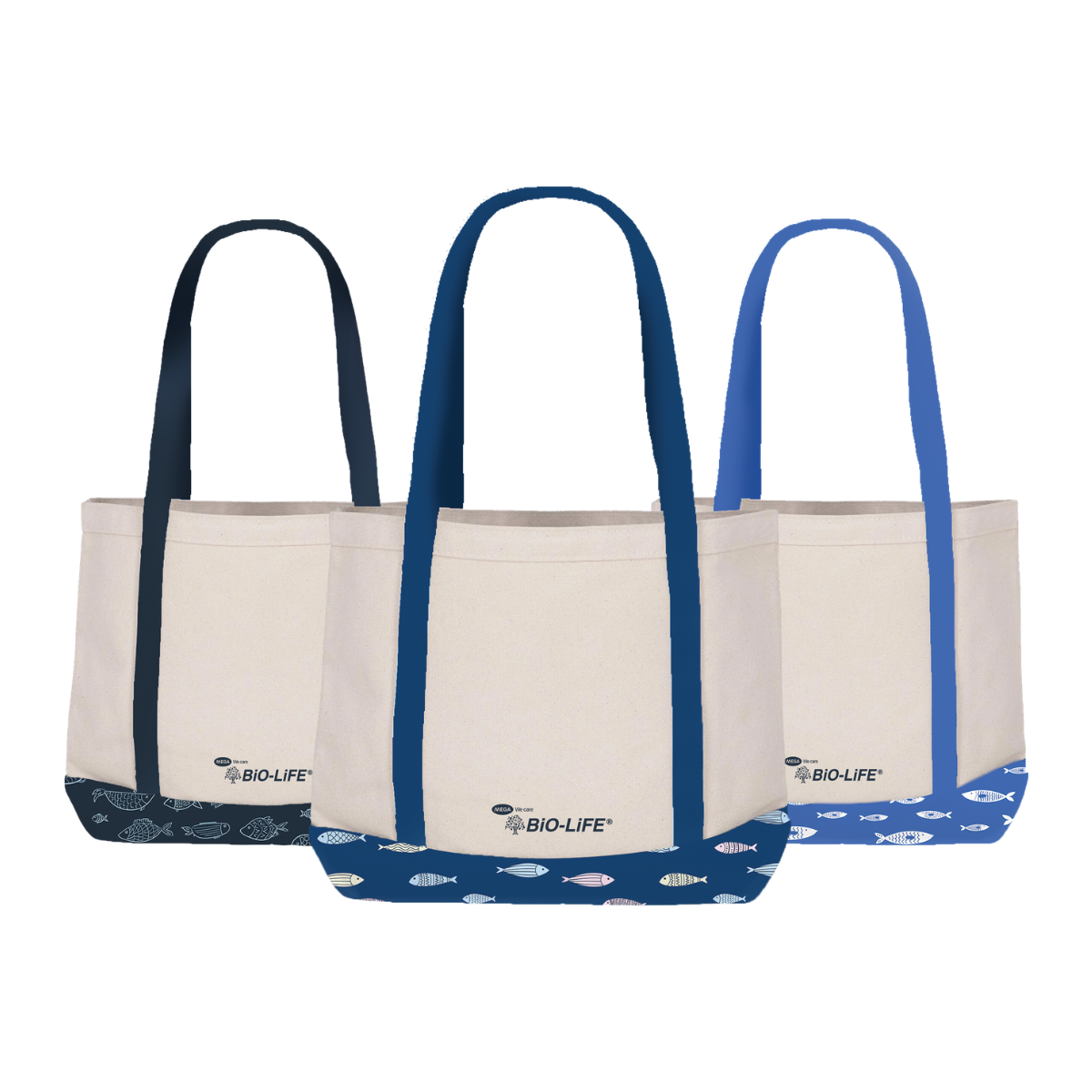 BIO-LIFE CANVAS BAG (BLUE)-CGWP