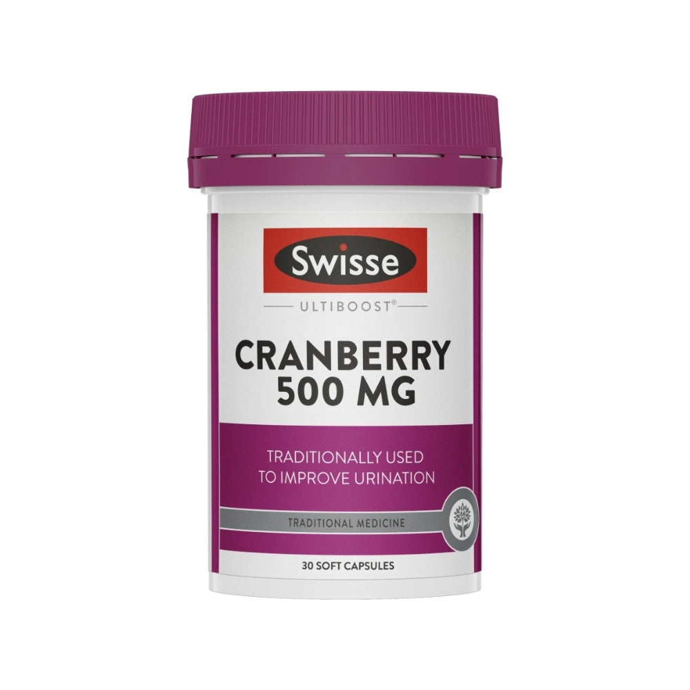 SWISSE ULTIBOOST CRANBERRY 500MG 30S
