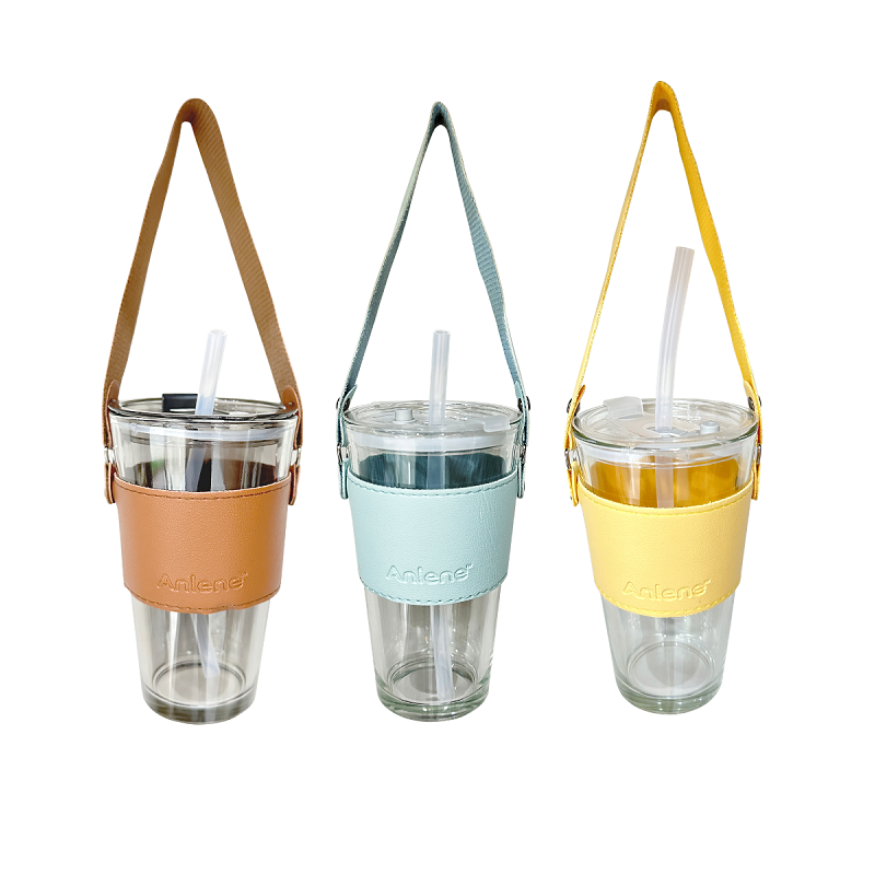 [NOT FOR SALE] ANLENE GLASS MUG WITH HANDLE-CGWP