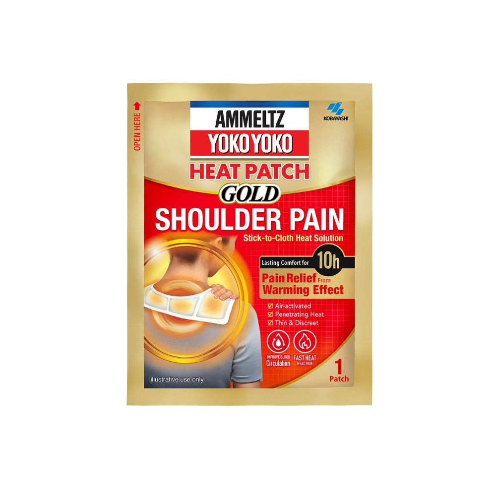 AMMELTZ YOKO YOKO HEAT PATCH GOLD SHOULDER PAIN 1S