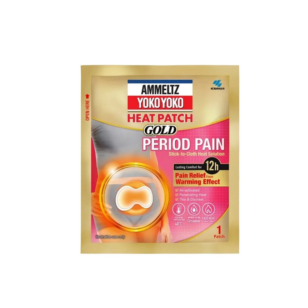 AMMELTZ YOKO YOKO HEAT PATCH GOLD PERIOD PAIN 1S
