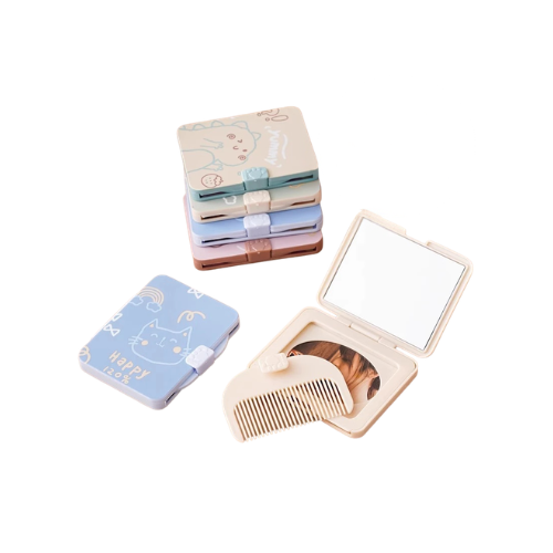 CUTE MIRROR SET WITH COMB-BGWP