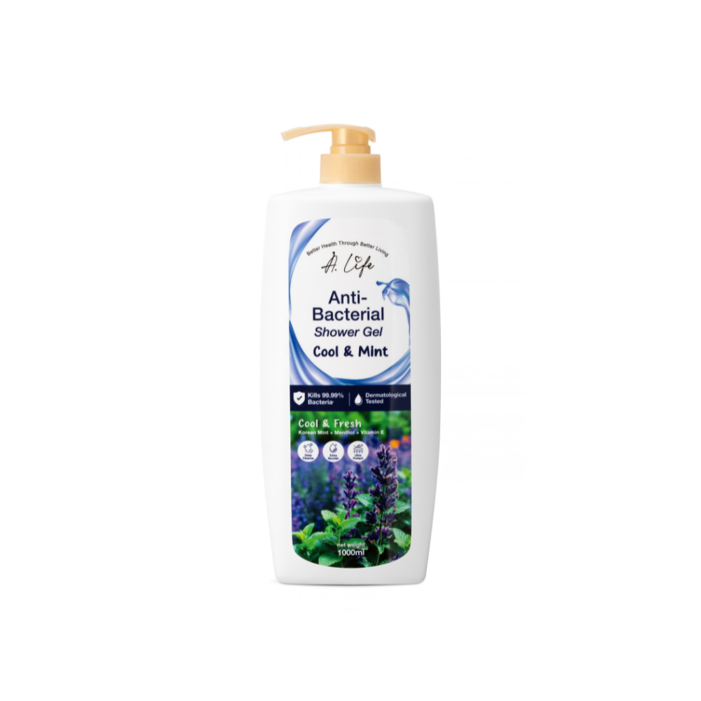 A.LIFE ANTIBACTERIAL SHOWER GEL COOL MINT 1000ML