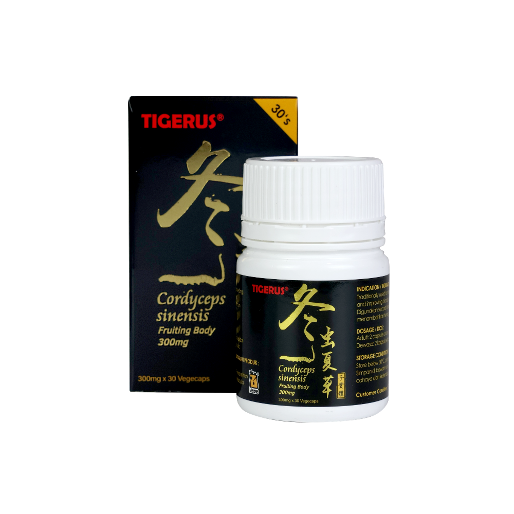 TIGERUS CORDYCEPS SINENSIS 300MG 30S