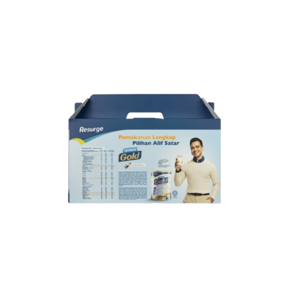 RESURGE OPTIBLEND GOLD VANILLA 800G 2S + PREMIUM