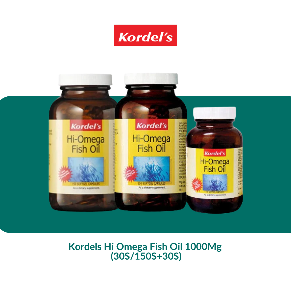 Kordels Hi Omega Fish Oil 1000Mg (30S/150S + 30S)