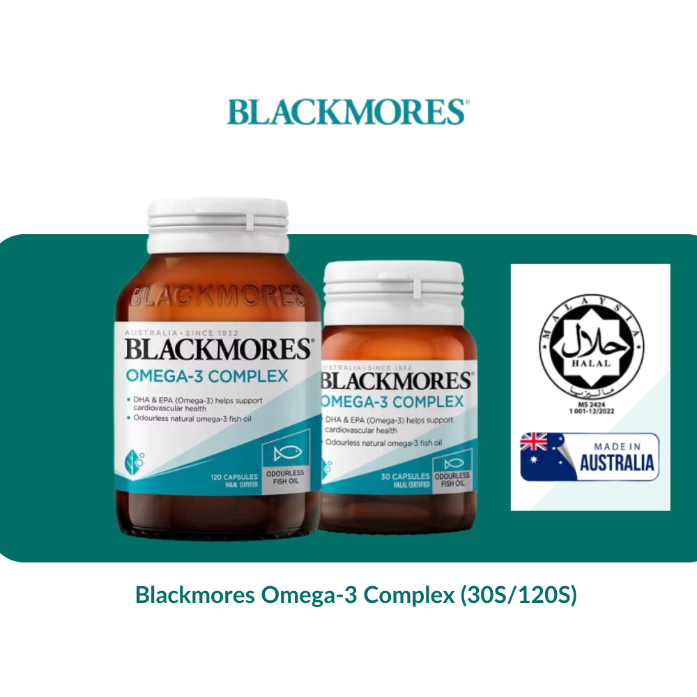 Blackmores Omega-3 Complex (30s/120s)
