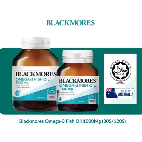 Blackmores Omega-3 Fish Oil 1000Mg (30s/120s)