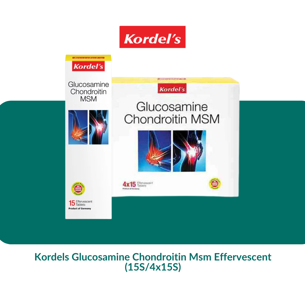 Kordels Glucosamine Chondroitin Msm Effervescent (15S/4x15S)