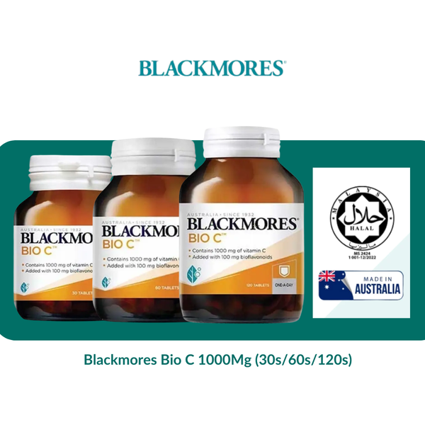 Blackmores Bio C 1000Mg (30s/60s/120s)