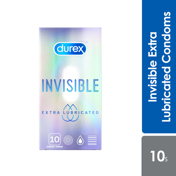 DUREX INVISIBLE EXTRA LUBRICATED 10S