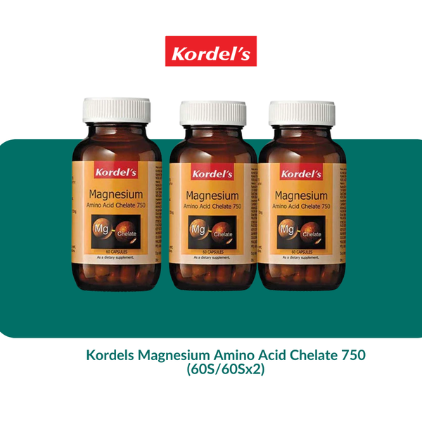 Kordels Magnesium Amino Acid Chelate 750 (60S/60Sx2)