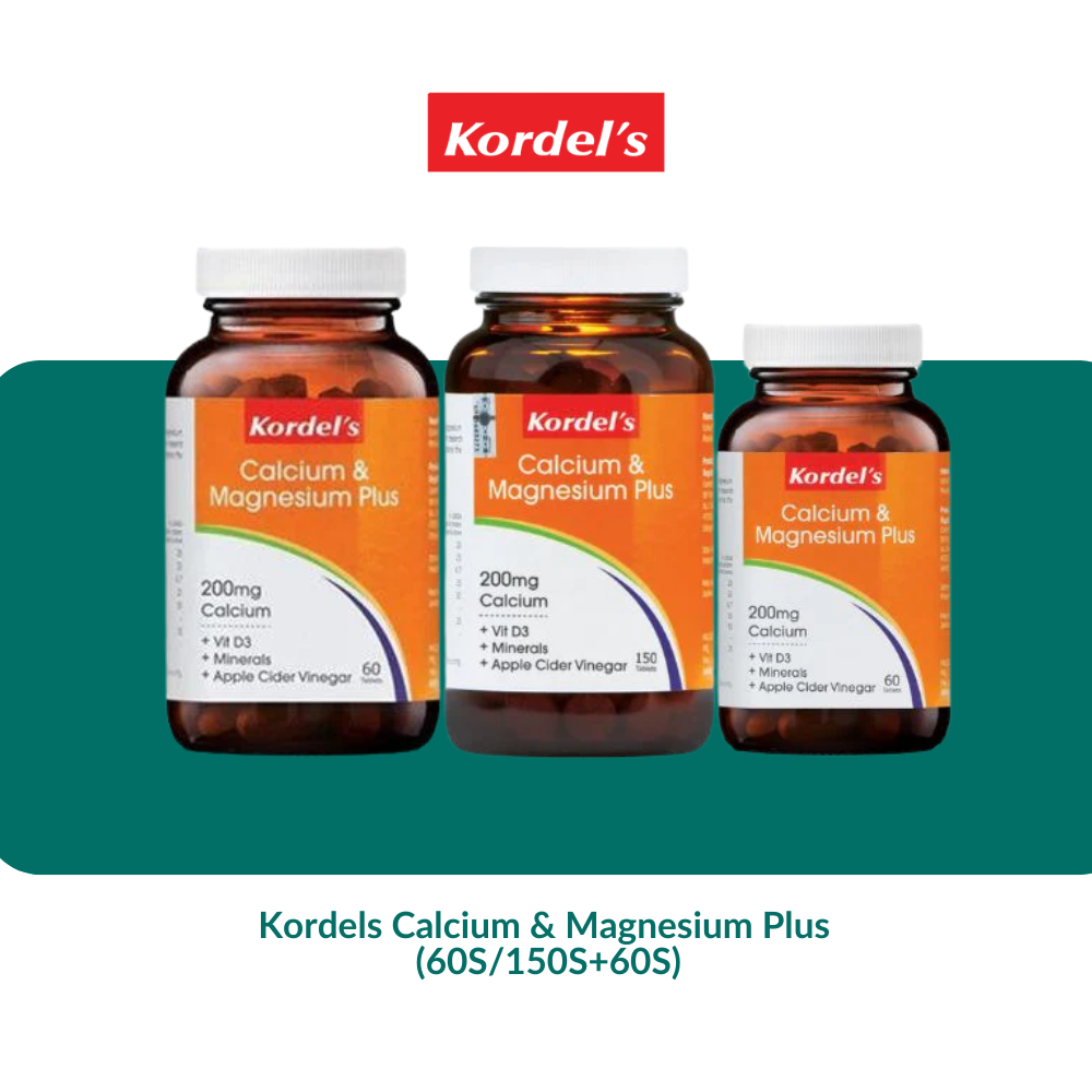 Kordels Calcium & Magnesium Plus (60S/150S + 60S)