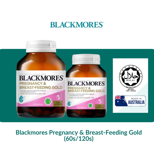 Blackmores Pregnancy & Breast-Feeding Gold (60s/120s)