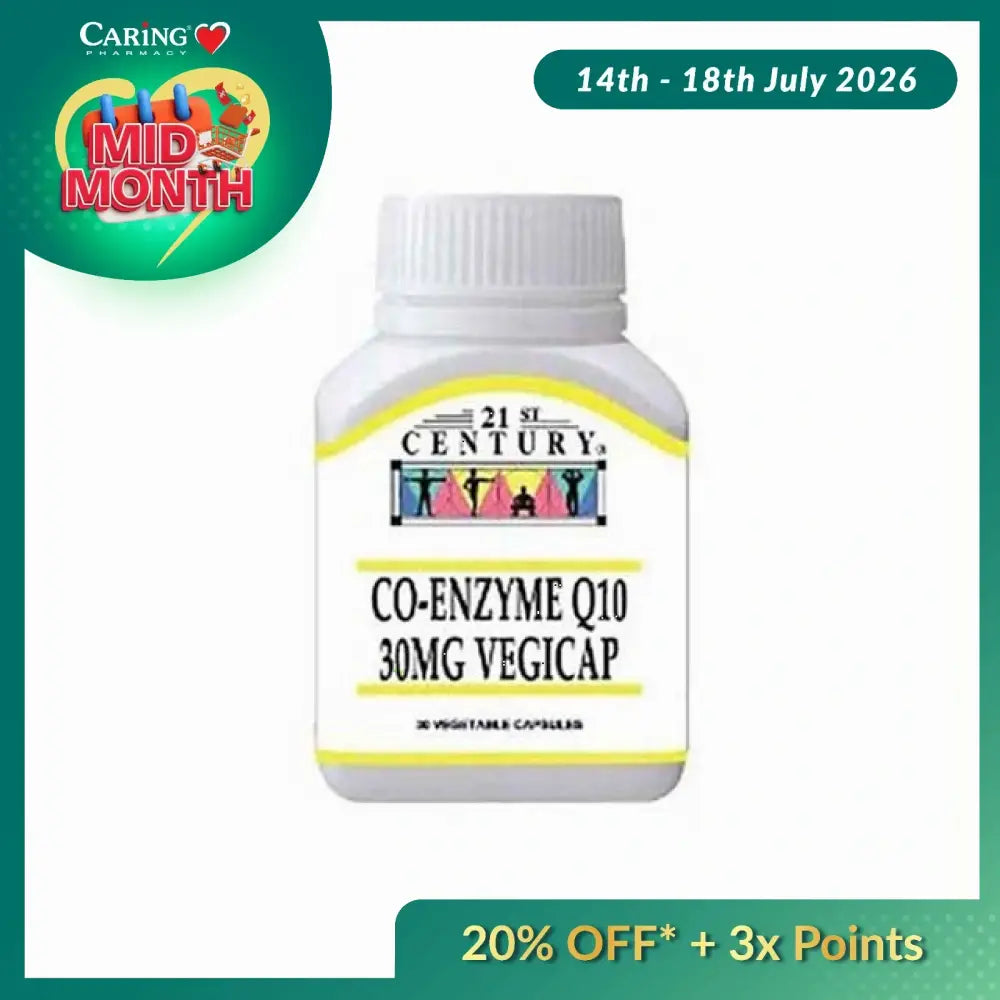 21ST CENTURY CO-Q10 30MG 30S