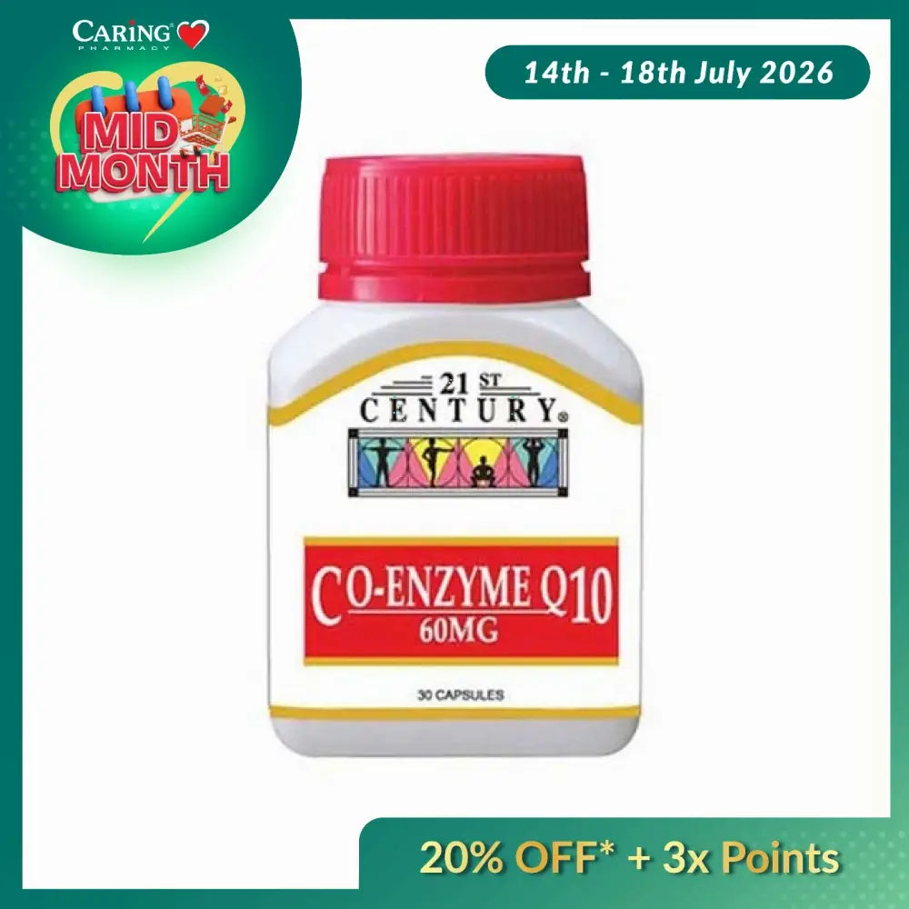 21ST CENTURY CO-Q10 60MG 30S