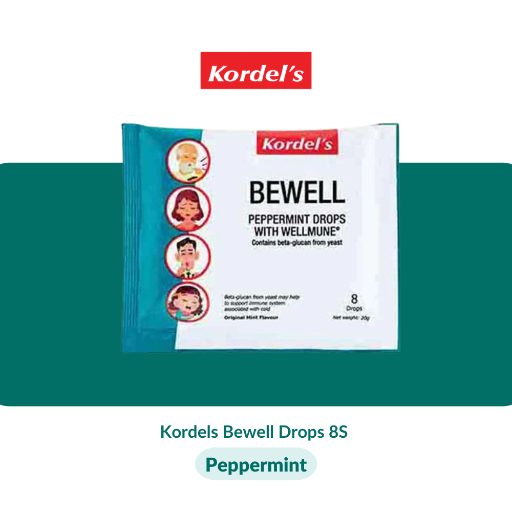 Kordels Bewell Drops 8S (Peppermint/Ivy Leaf) - Peppermint