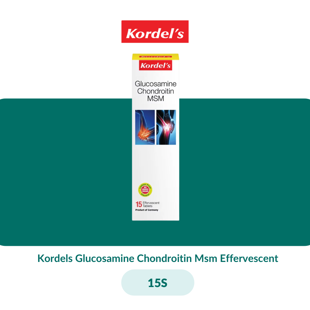 Kordels Glucosamine Chondroitin Msm Effervescent (15S/4x15S) - 15S