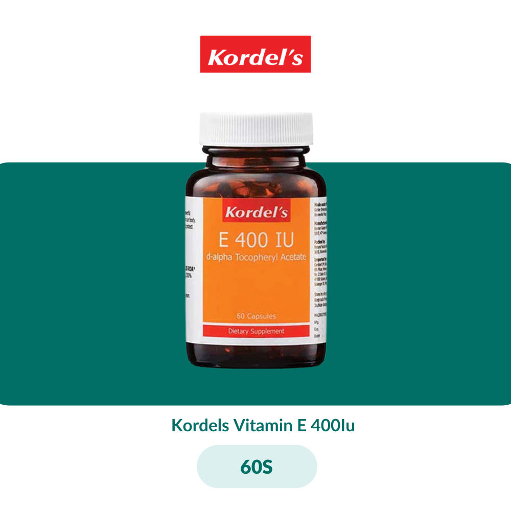 Kordels Vitamin E 400Iu (60S/150Sx2 + 60S) - 60S