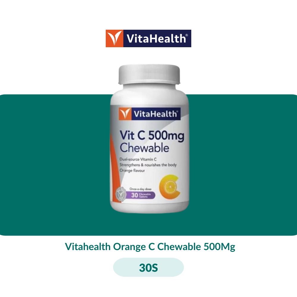 Vitahealth Orange C Chewable 500Mg (30S/100Sx2) - 30S