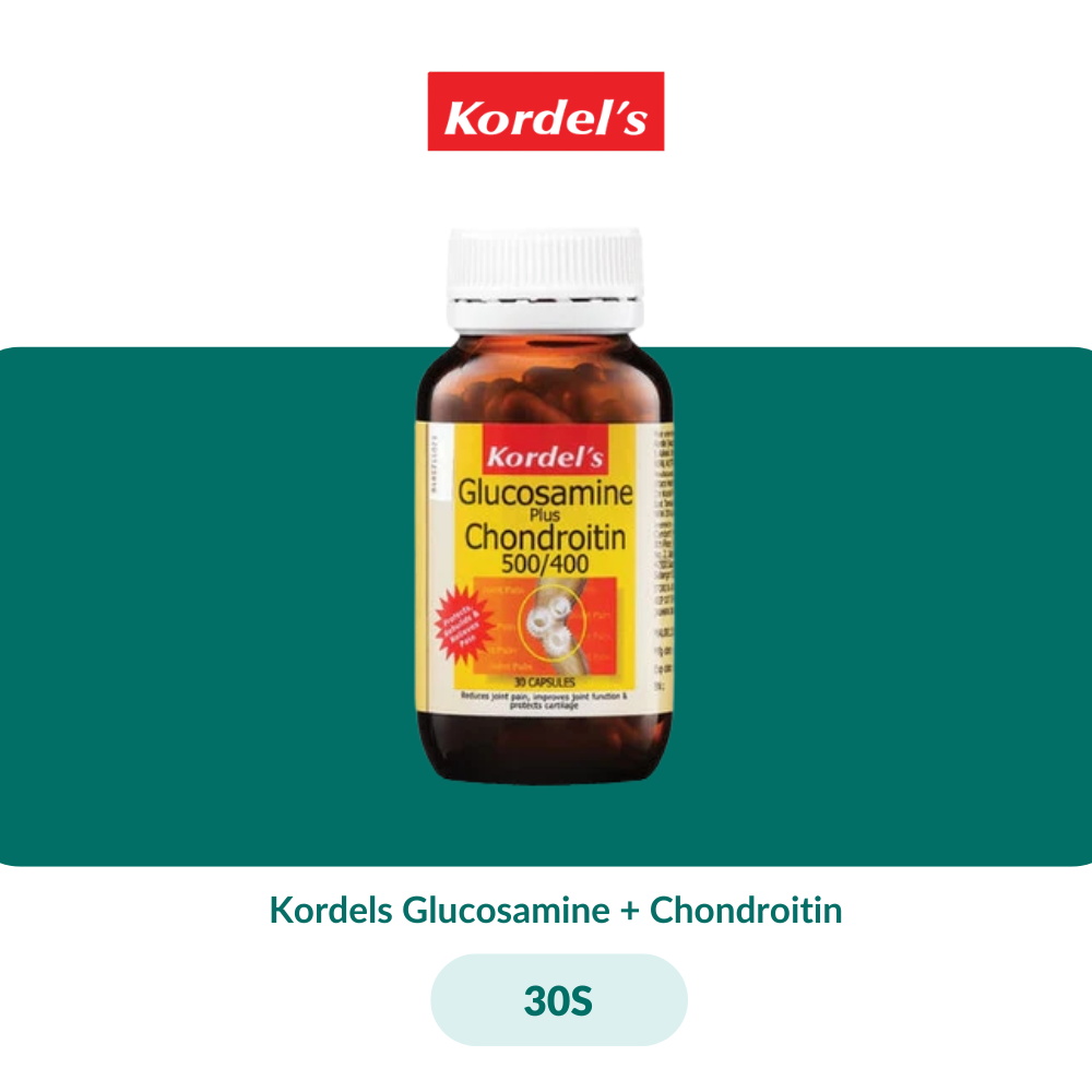 Kordels Glucosamine + Chondroitin (30S/90S + 30S/3x90S) - 30S