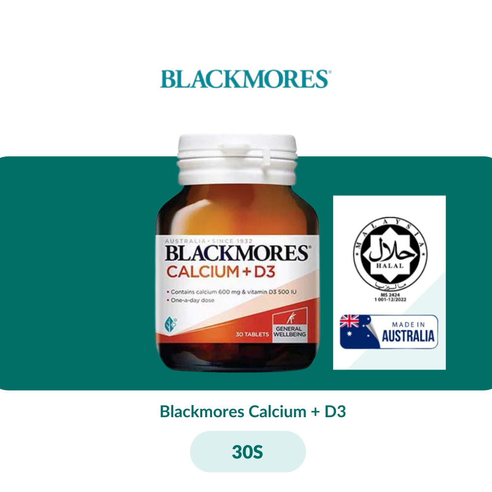 Blackmores Calcium + D3 (30s/60s/120s) - 30S