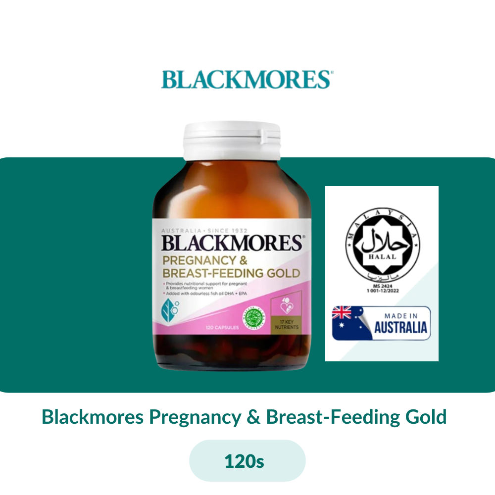 Blackmores Pregnancy & Breast-Feeding Gold (60s/120s) - 120S