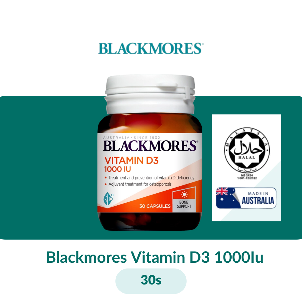 Blackmores Vitamin D3 1000Iu (30s/60s) - 30S