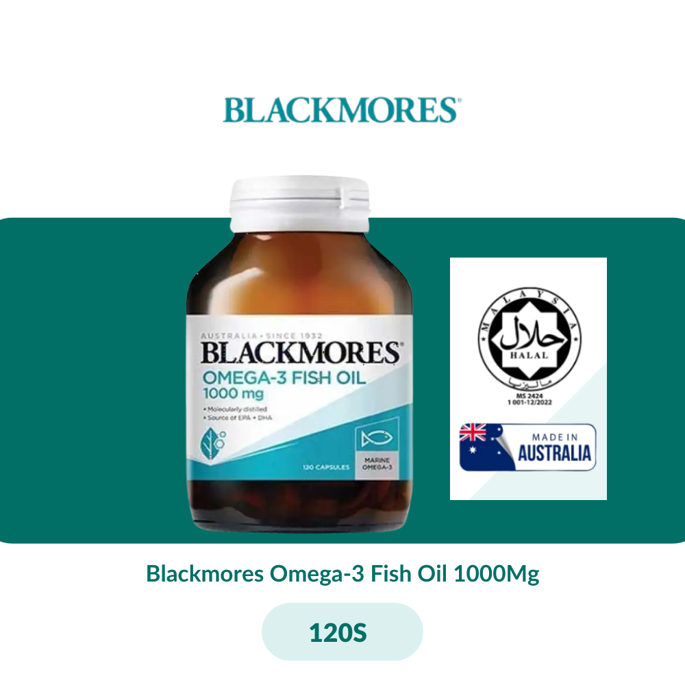 Blackmores Omega-3 Fish Oil 1000Mg (30s/120s) - 120S