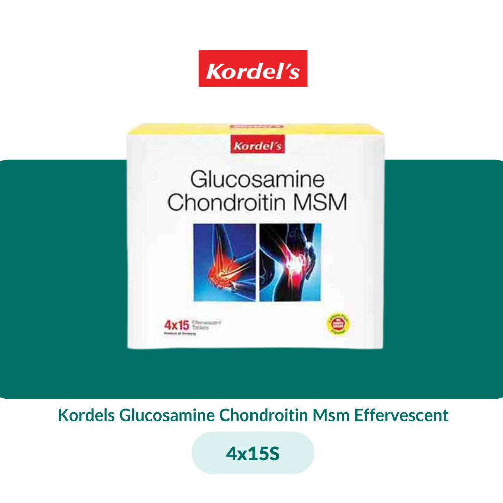 Kordels Glucosamine Chondroitin Msm Effervescent (15S/4x15S) - 4X15S