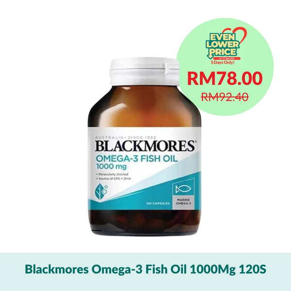 Blackmores Omega-3 Fish Oil 1000Mg 120S