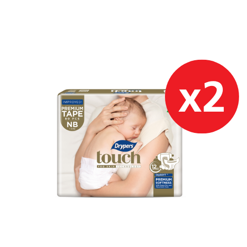 DRYPERS TOUCH MEGA 80'S NB X 2