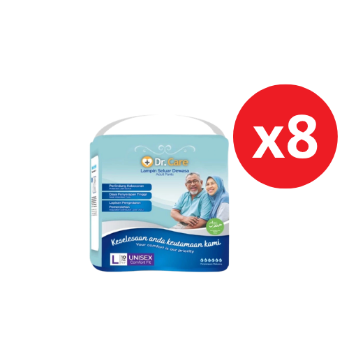 DR CARE PANTS L 10S X 8