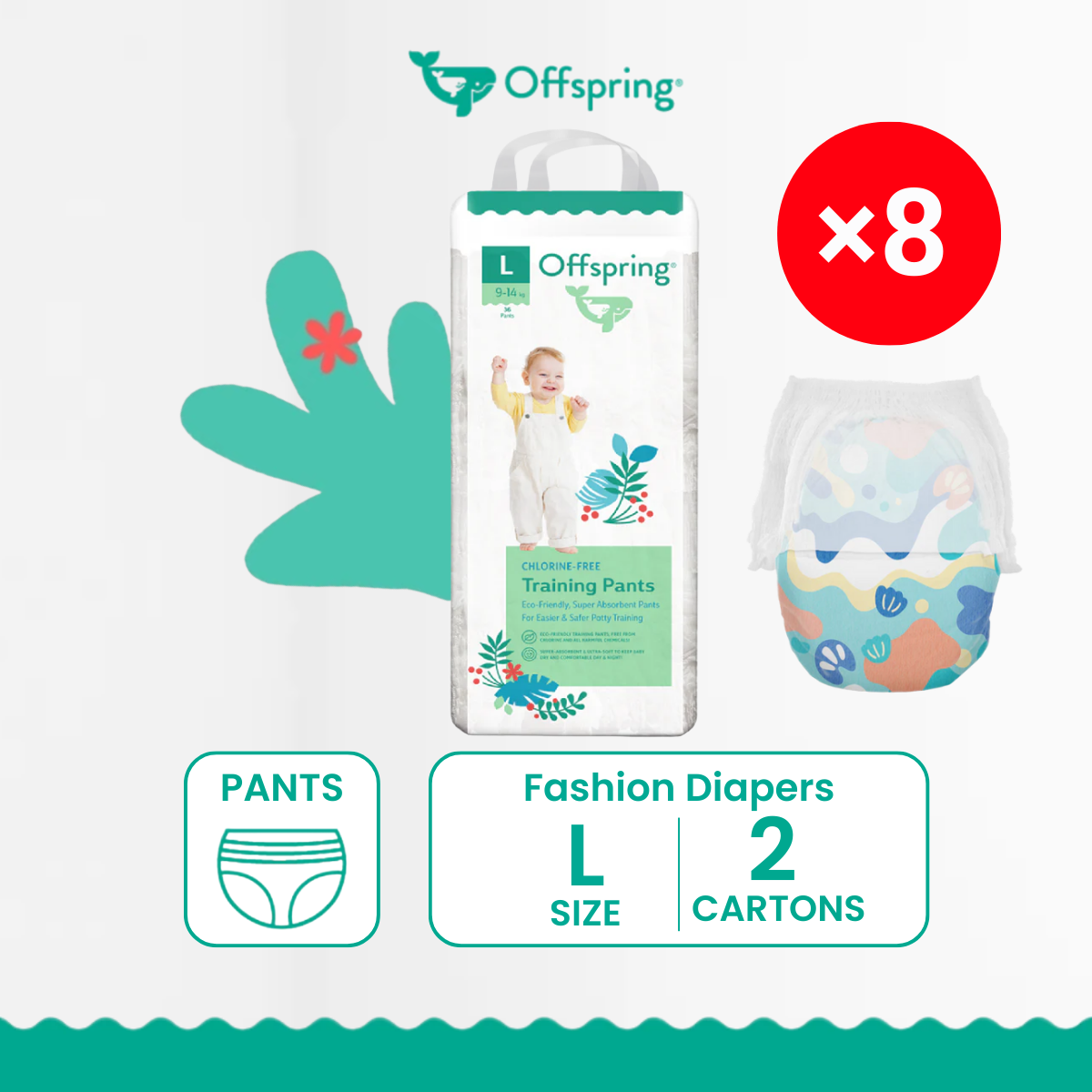 OFFSPRING FASHION PANTS L 36S X 8