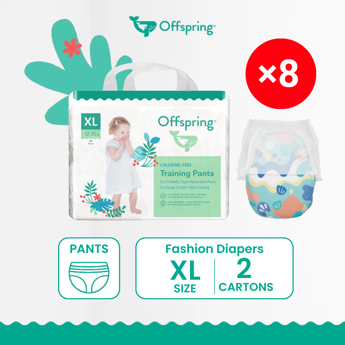 OFFSPRING FASHION PANTS XL 30S X 8