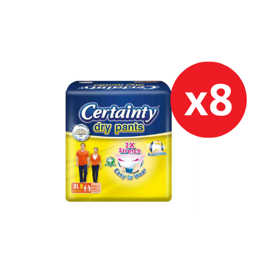 CERTAINTY DRY PANTS ADULT REGULAR XL 95-125CM 8S X 8